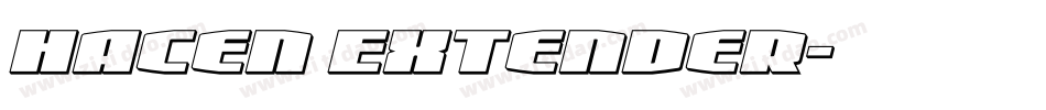 Hacen Extender字体转换